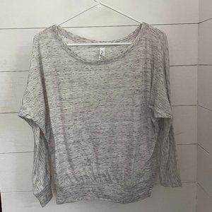 Bella Canvas Long Sleeve, Small, Heather Grey